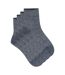 Lot de 2 paires de mi-chaussettes coton Mode-2