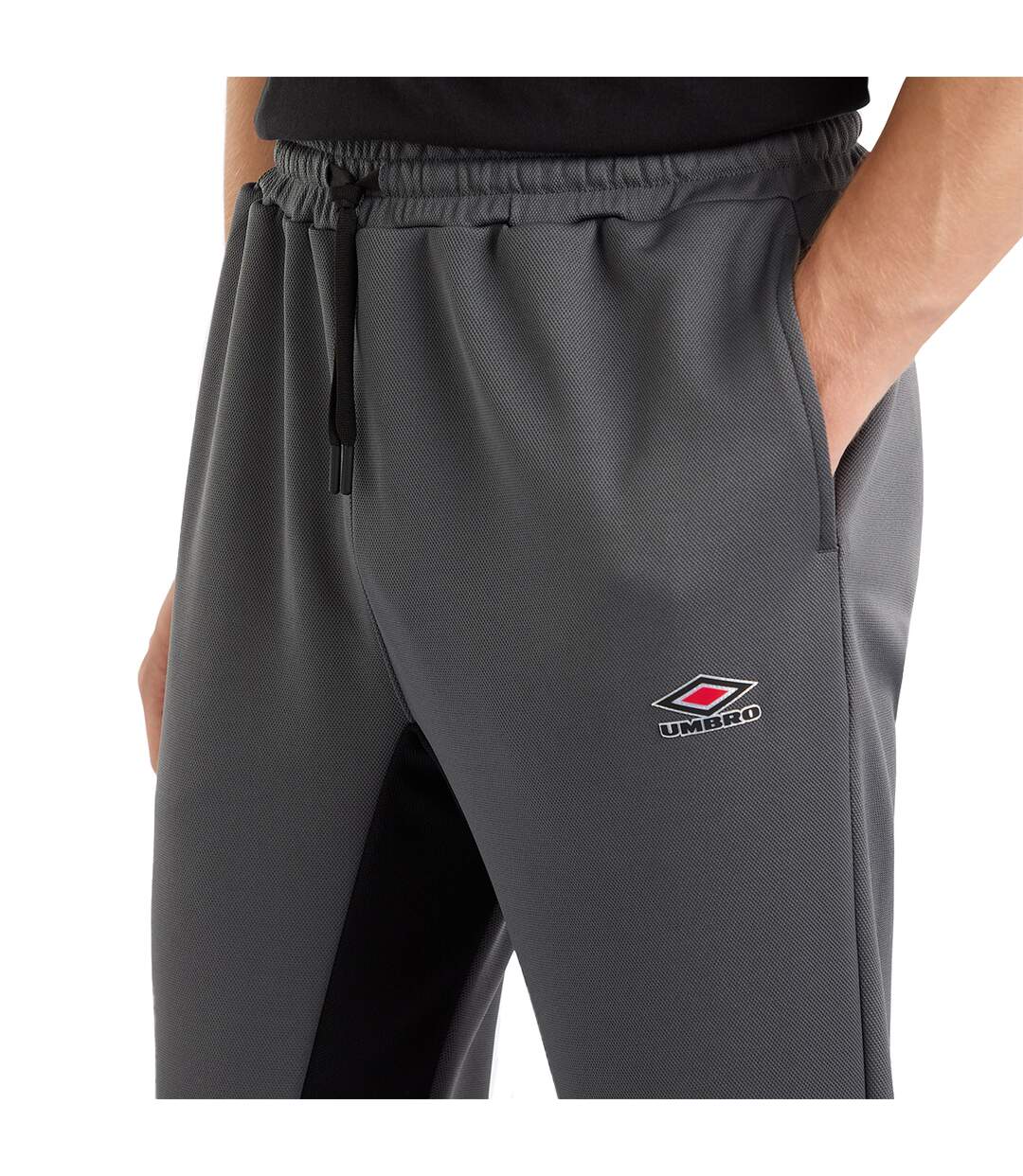 Mens drill pants iron gate/black Umbro-3