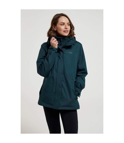 Womens/ladies fell ii 3 in 1 jacket dark green Mountain Warehouse