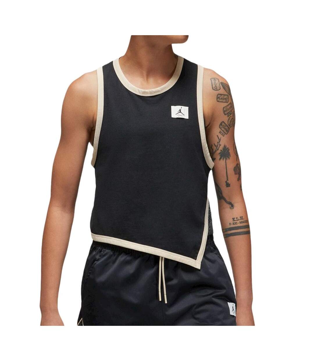 Débardeur Noir Femme Nike Essen Jersey Tank - M-1