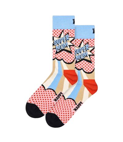 Super Mom Design Novelty Unisex Socks