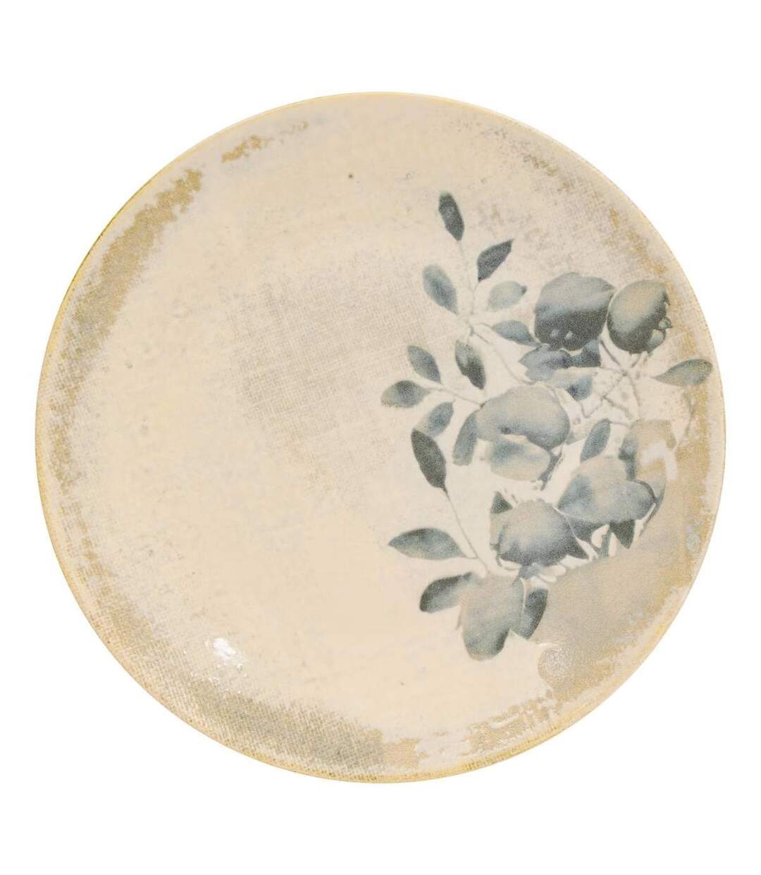 Lot de 6 Assiettes Plates Silvia 25cm Gris-1