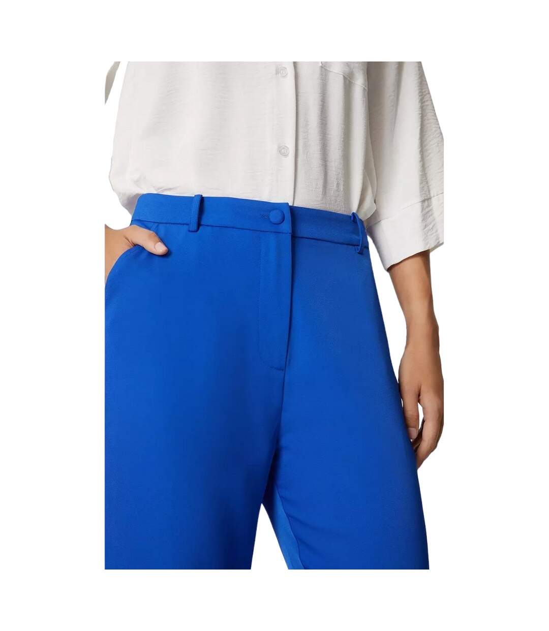 Pantalon femme cobalt Principles-3