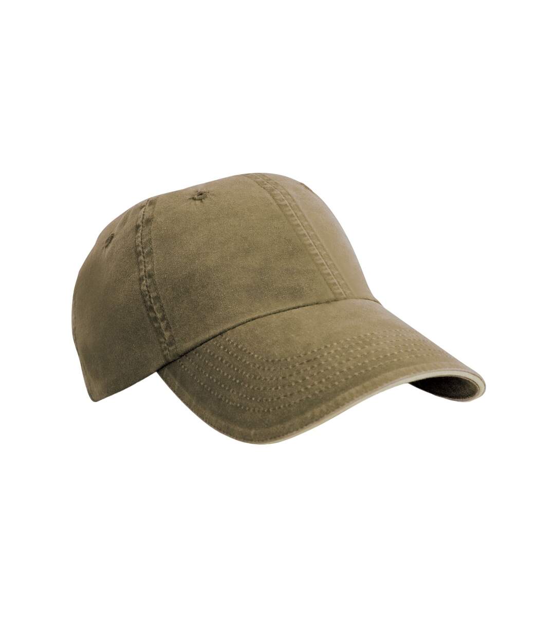 Casquette de baseball vert sombre / beige gris Result Headwear-1