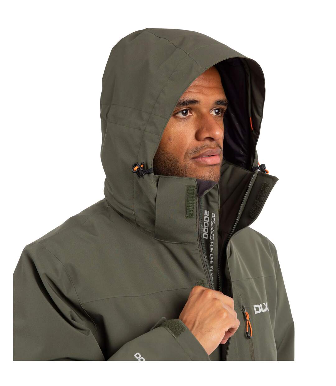 Mens Oswarm Waterproof Jacket Ivy Trespass-4