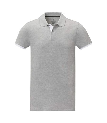 Elevate Mens Morgan Short-Sleeved Polo Shirt (Heather Grey)