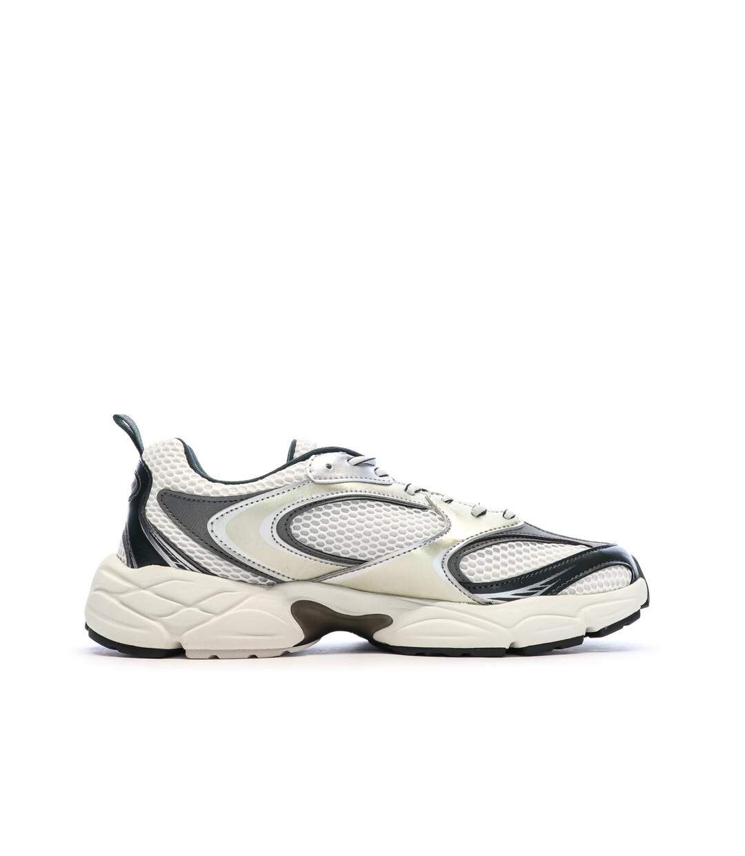 Baskets blanc/vert/doré homme lacoste storm 96 2k-2