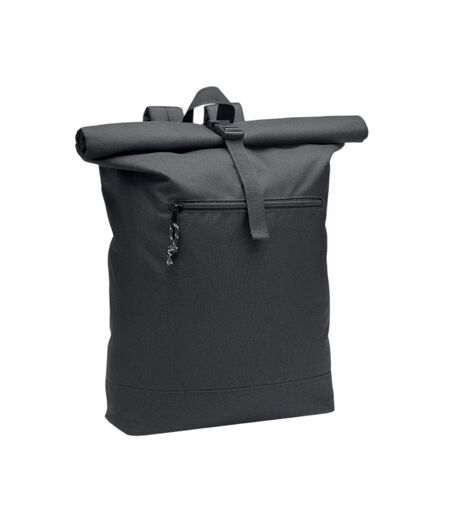 Napa roll top rpet backpack one size black MidOcean