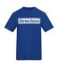 Unisex Adult Three Lions Regular T-shirt Blue England-1