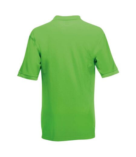 Polo Manches Courtes Homme Vert Clair Fruit Of The Loom