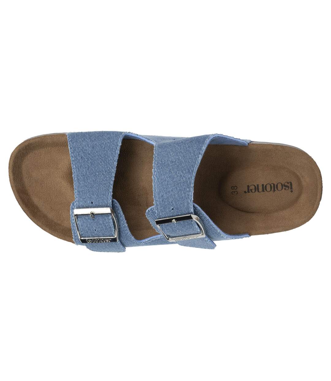Isotoner Sandales femme à doubles brides ultra confortables-3