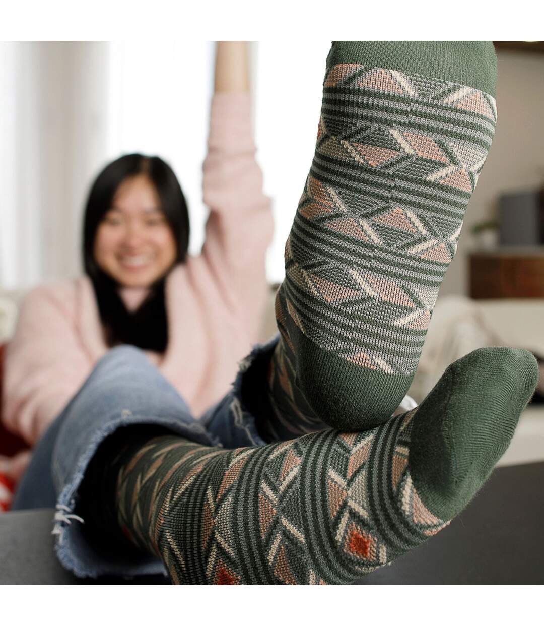 1 Pack Cotton Graduated Compression Socks | 15-20 mmHg-5