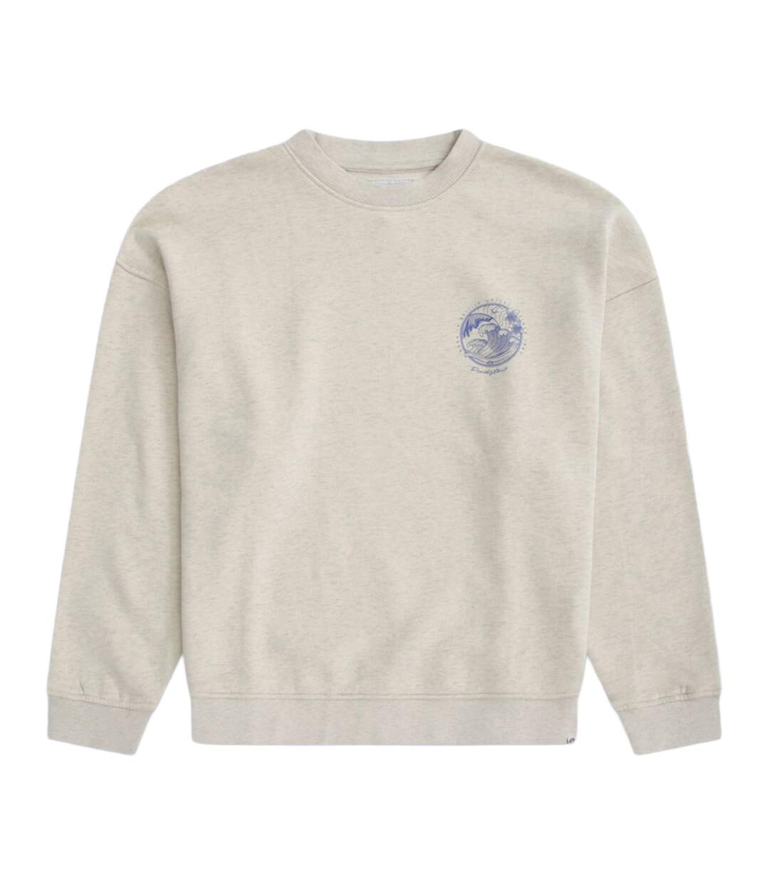 Womens/ladies Dakota St Ives Sweatshirt Light Beige Animal-1