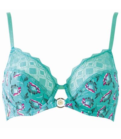 Soutien-gorge à armatures vert Suzon