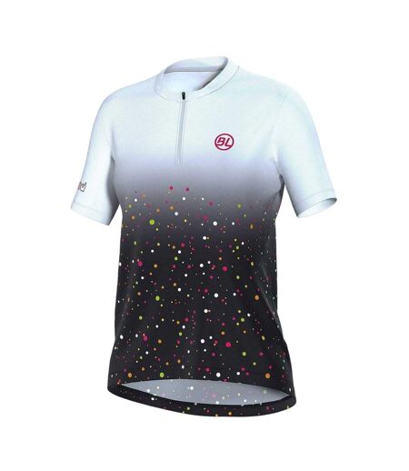 Maillot De Cyclisme Motif/style Imprimé Intégral Marostica Femme Noir Blanc Bicycle Line