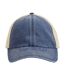 Casquette Trucker Motif/style Rétro Adulte Vieux Denim Beige Gris Beechfield-3