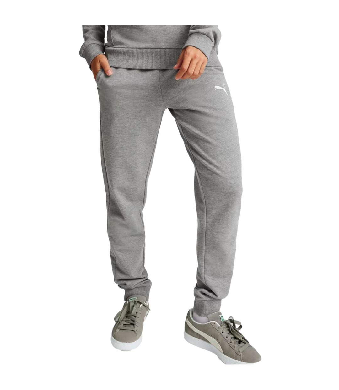 Pantalon De Jogging Team Goal Casuals Femme Gris Puma-1