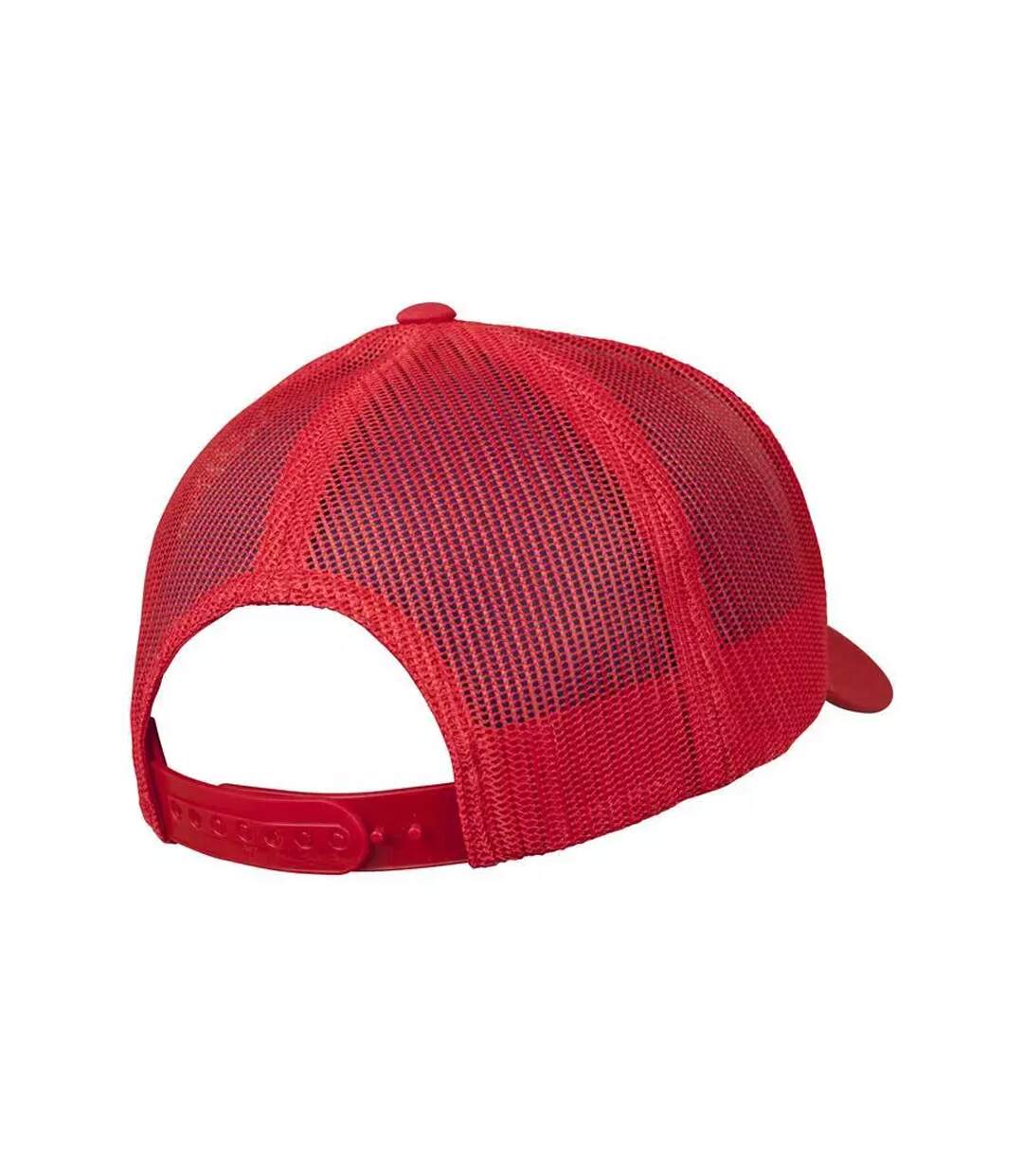 Casquette Trucker Retro Rouge Blanc Flexfit-2