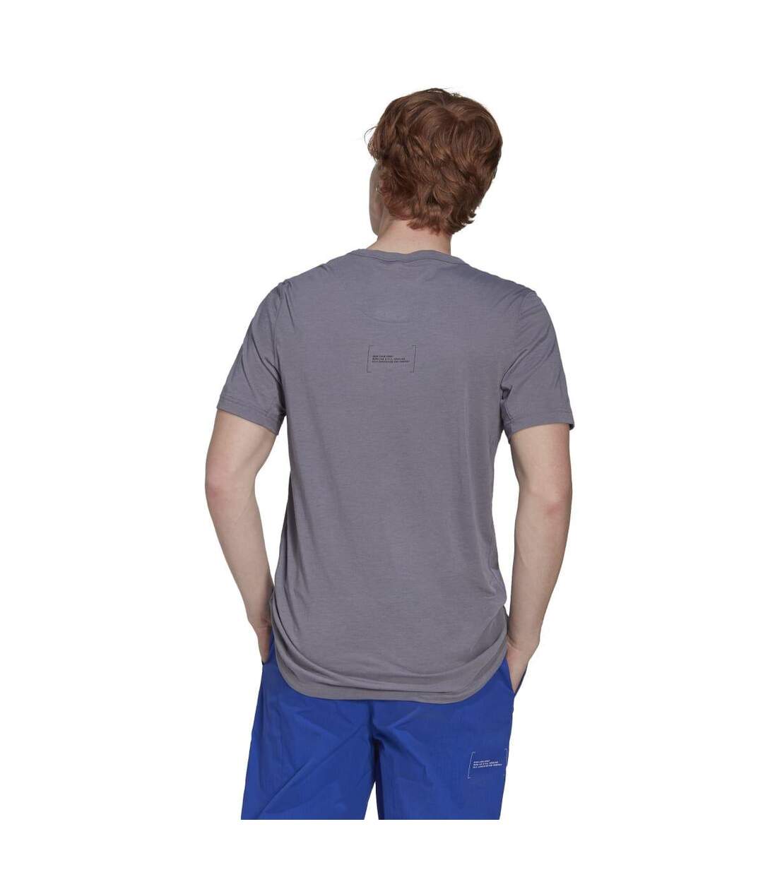 T-shirt new fit homme gris Adidas-2