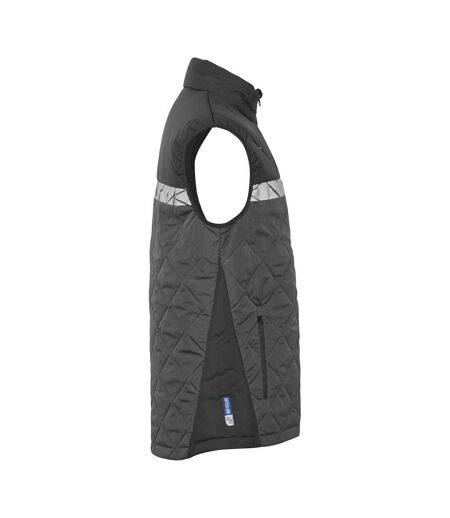 Mens 7700 Progression Gilet Grey Black Projob