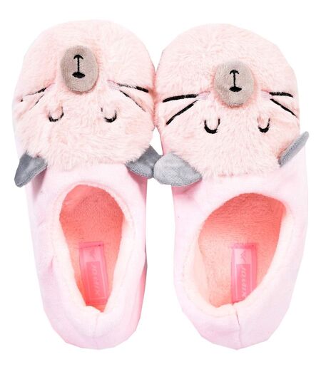 PANTOUFLE Femme Chausson Fantaisie MD8726 ROSE