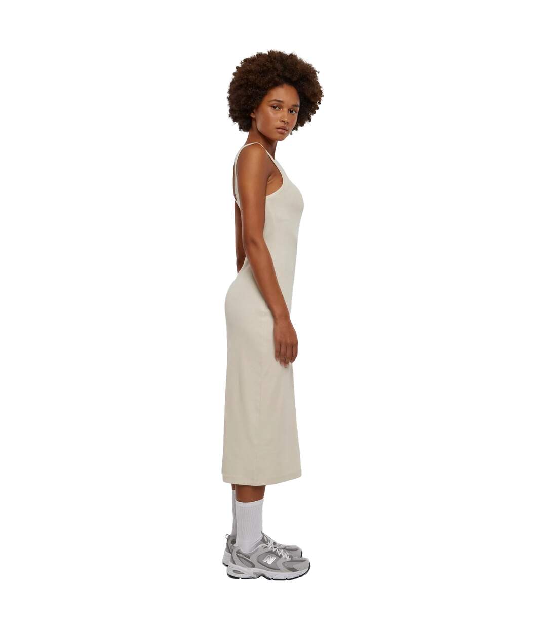 Robe Femme Sable Blanc Urban Classics-4