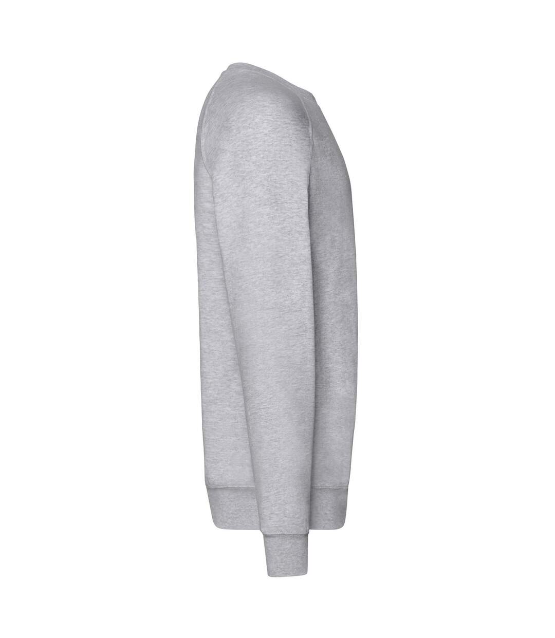 Sweat Manches Raglan Adulte Gris Chiné Fruit Of The Loom-3