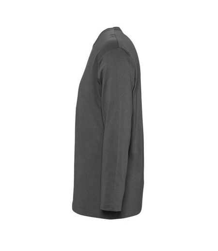 SOLS Mens Monarch Long Sleeve T-Shirt (Dark Grey) - UTPC313