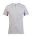 T-shirt Uni Manches Courtes Explorer Adulte Gris Chiné SOLS-1