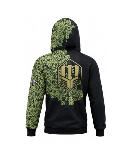 Veste À Capuche Motif/style Camouflage Enfant Vert Noir Masters