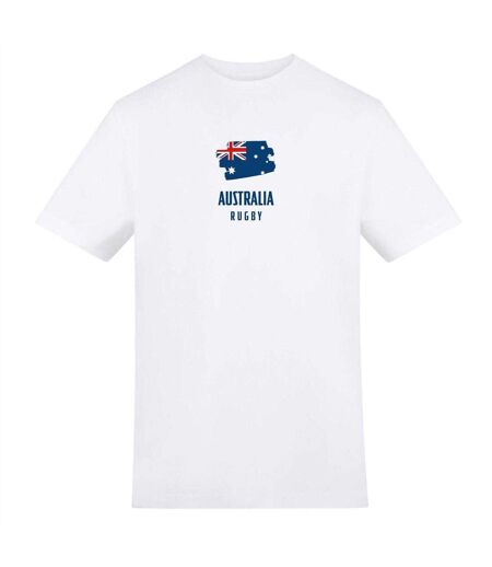 Mens Australia Rugby T-shirt White AWD