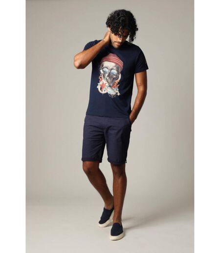 Short en coton à motifs géométriques avec fermeture à glissière CUAJANI
