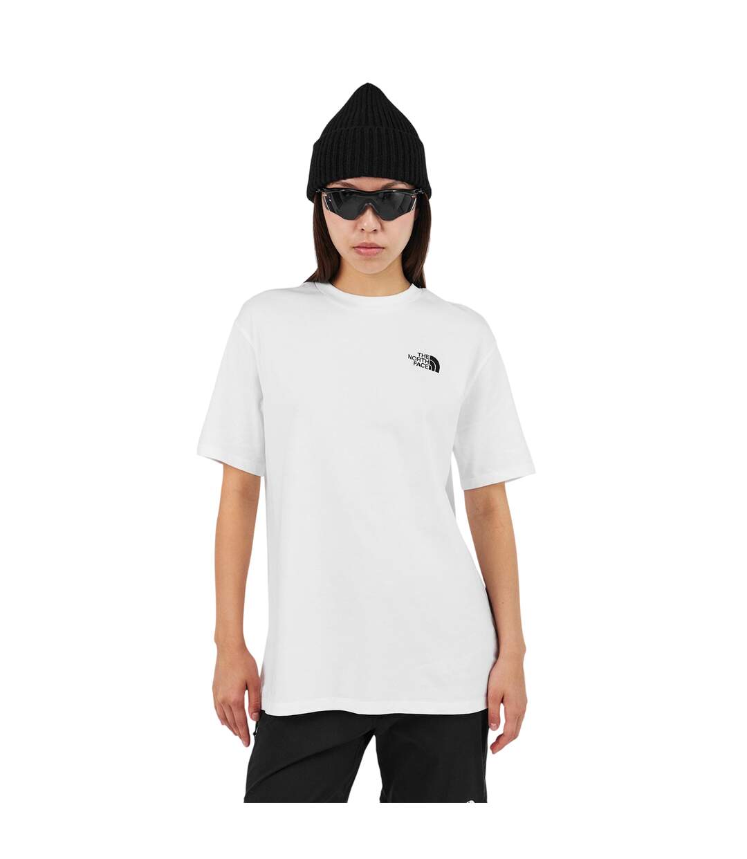 T-shirt Motif/style Dôme Essential Femme Blanc The North Face-4
