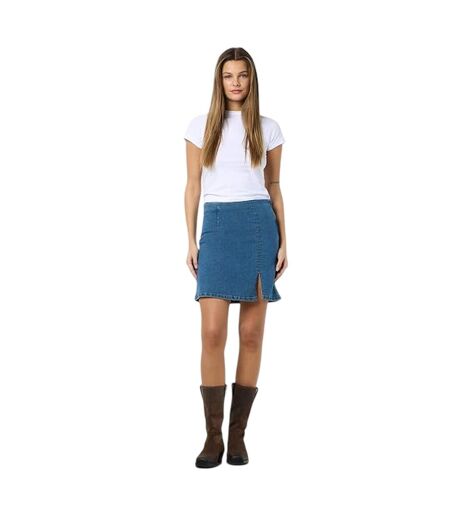 Womens/ladies Denim Mini Skirt Denim Blue Noisy May