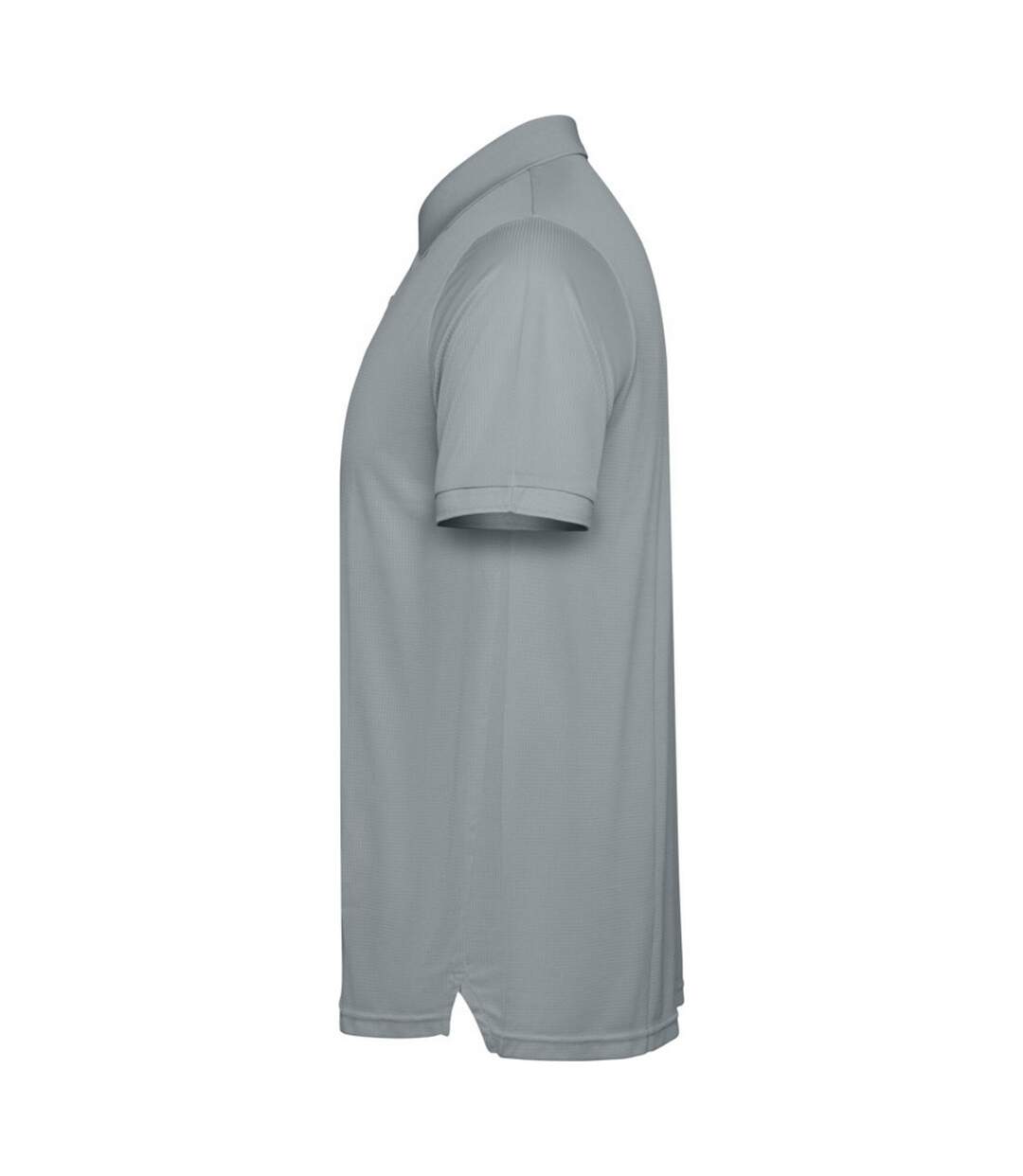 Mens Tormo Short-sleeved Polo Shirt Grey Roly-3