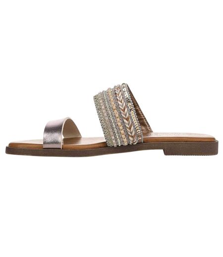 Womens/ladies Curtis Embellished Sandals Tan Blowfish Malibu