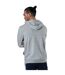 Mens Essentials 3 Stripes Full Zip Hoodie Grey Adidas-2