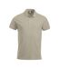 Mens Classic Lincoln Polo Shirt Light Khaki Clique-1