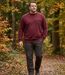 CHALLENGER BULGARE3 — Sweat col rond bordeaux : style raffiné et finitions soignées-5