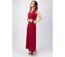 Robe longue sans manches PAULINE unie framboise Coton Du Monde-3