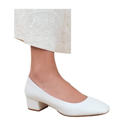 Escarpins Larges Seattle Femme Blanc Where´s That From