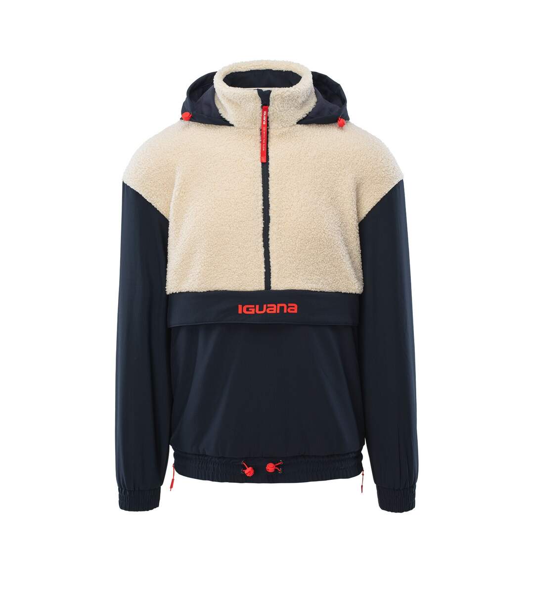 Sweat À Capuche Necker Homme Nuit Polaire Corail Iguana-1