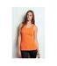 Bella + Canvas Womens/Ladies Rib Tank Vest Top (Orange)