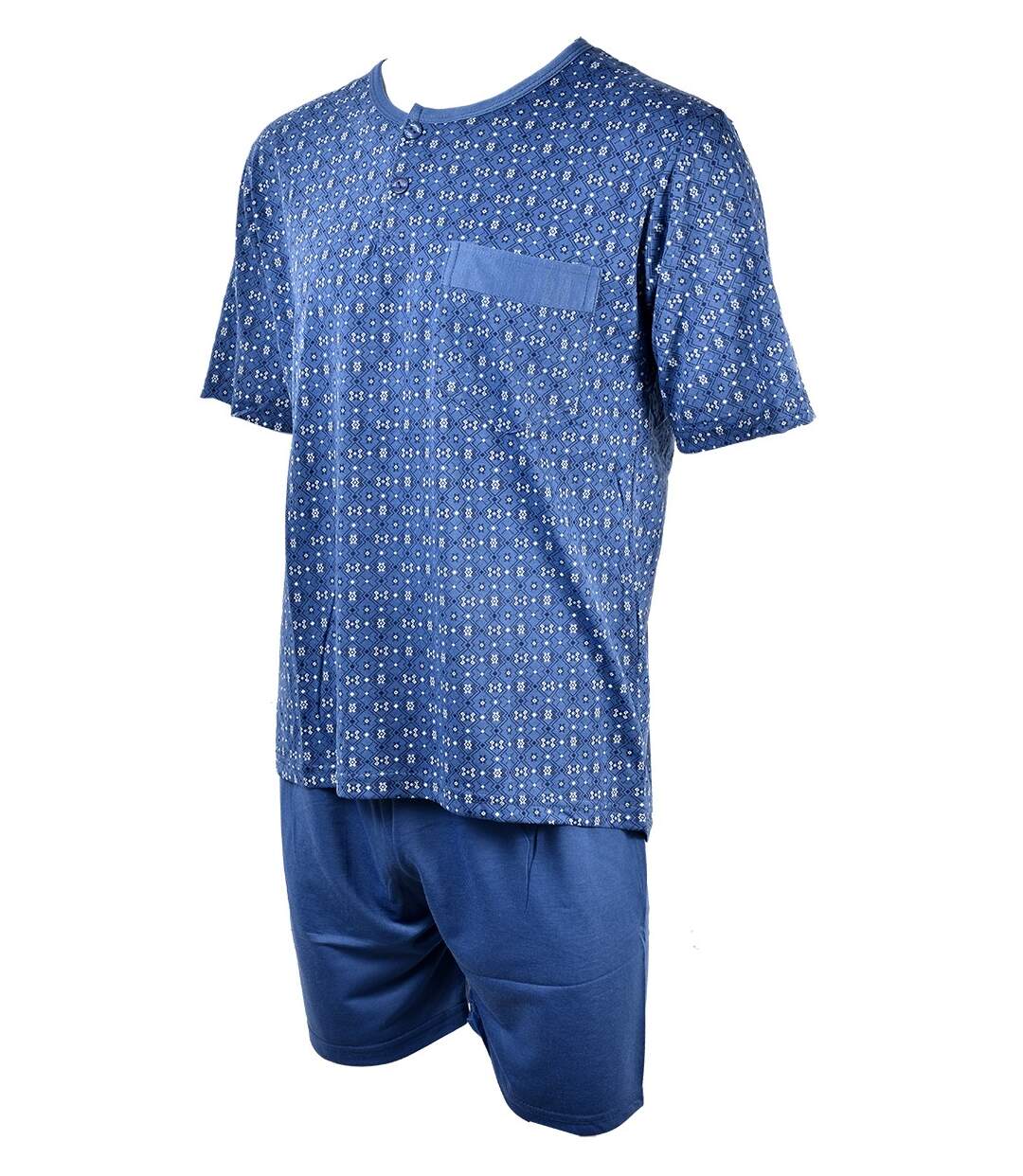 Pyjama Court Homme ECO HOMEWEAR 2864 MARINE-2