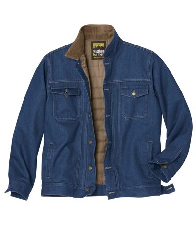 Men's Quilted Denim Jacket