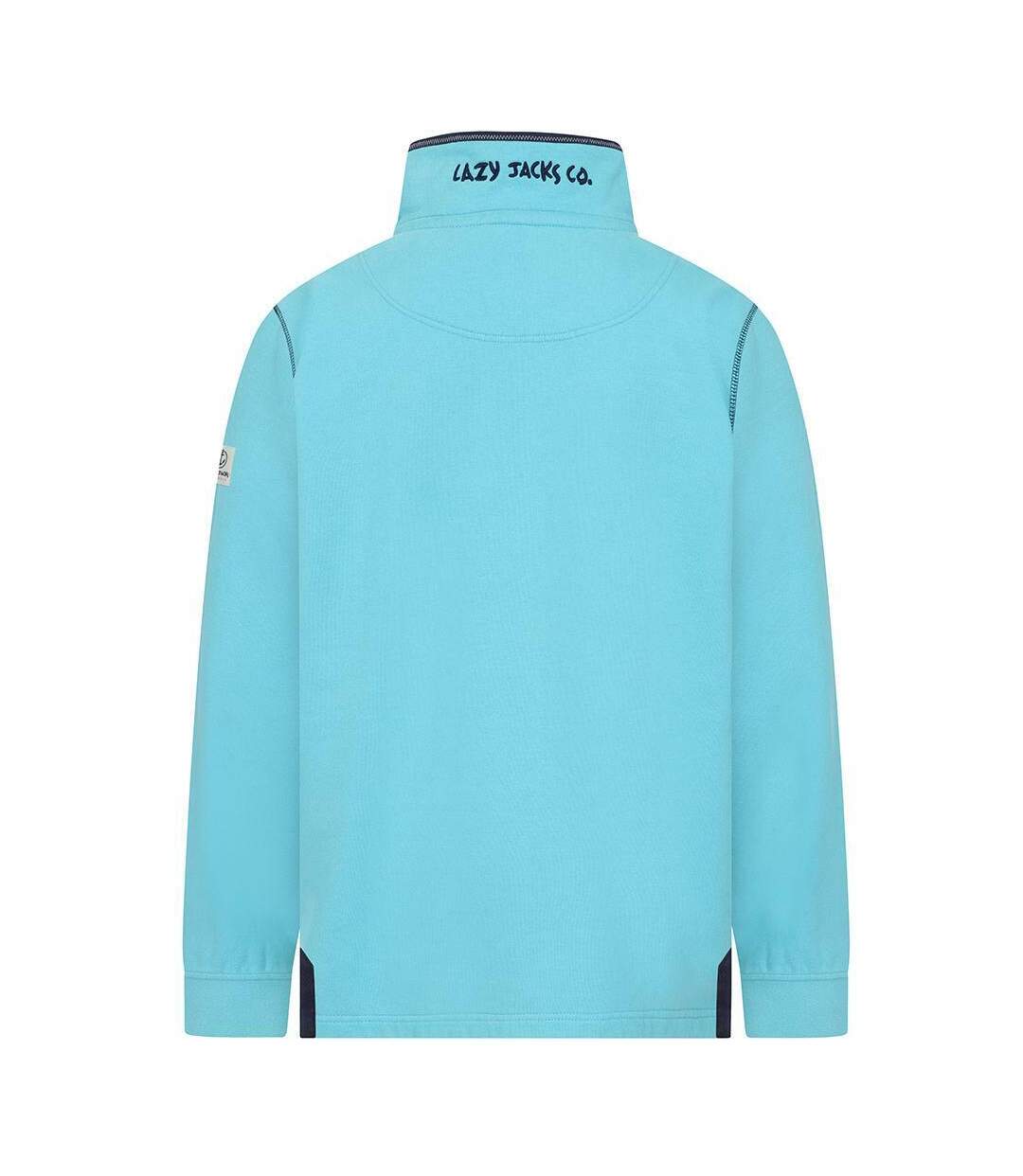 Sweat Homme Turquoise Vif Lazy Jacks-3
