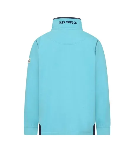 Sweat Homme Turquoise Vif Lazy Jacks