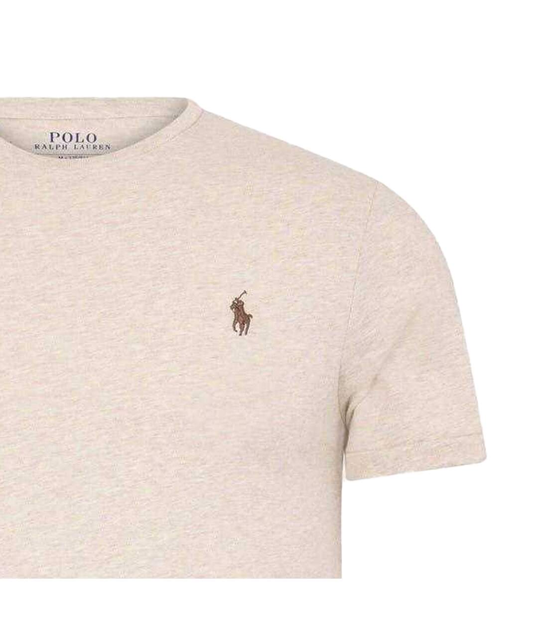 T-shirt Custom Homme Beige Ralph Lauren-3