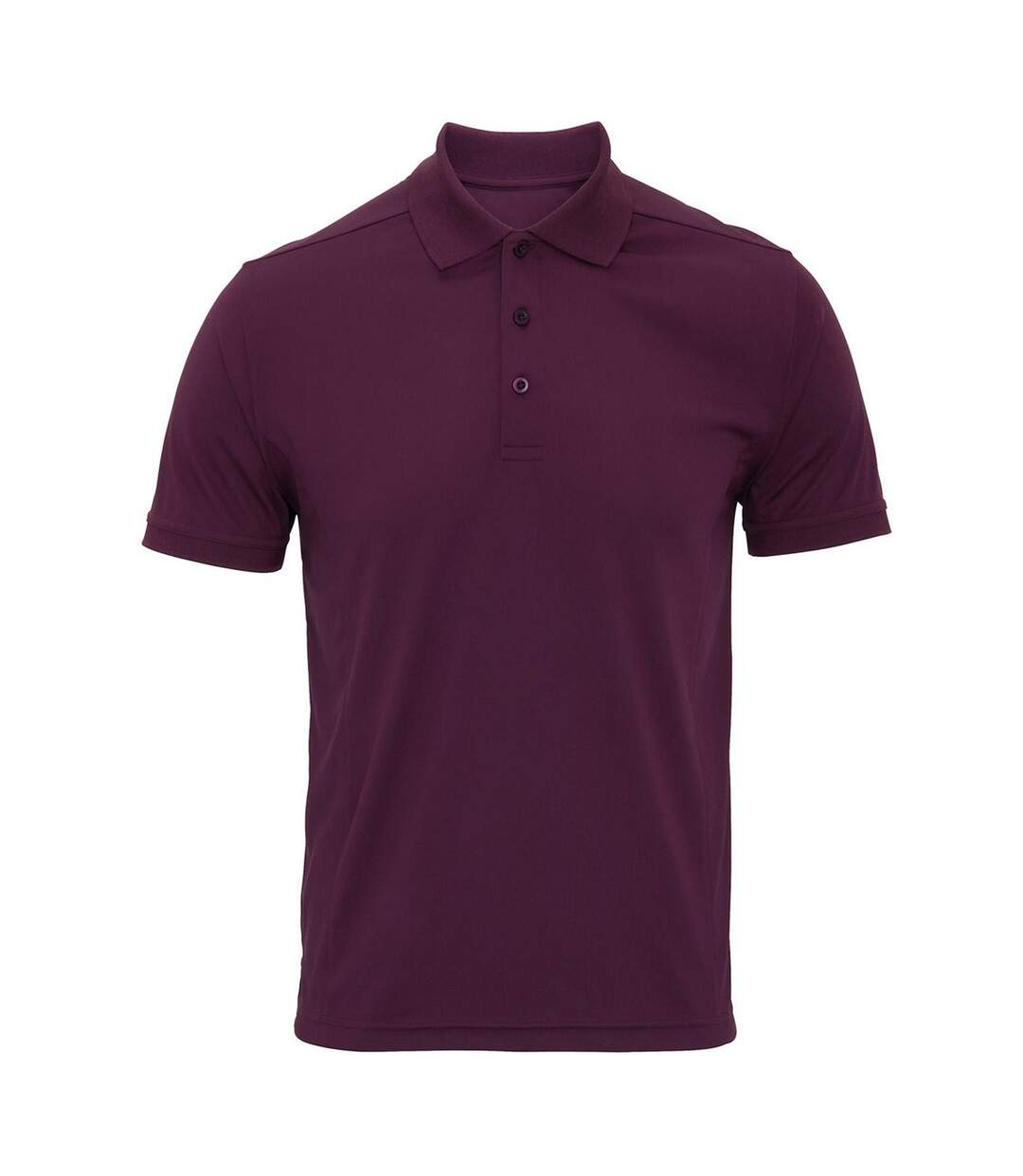 Polo Homme Aubergine Premier-1