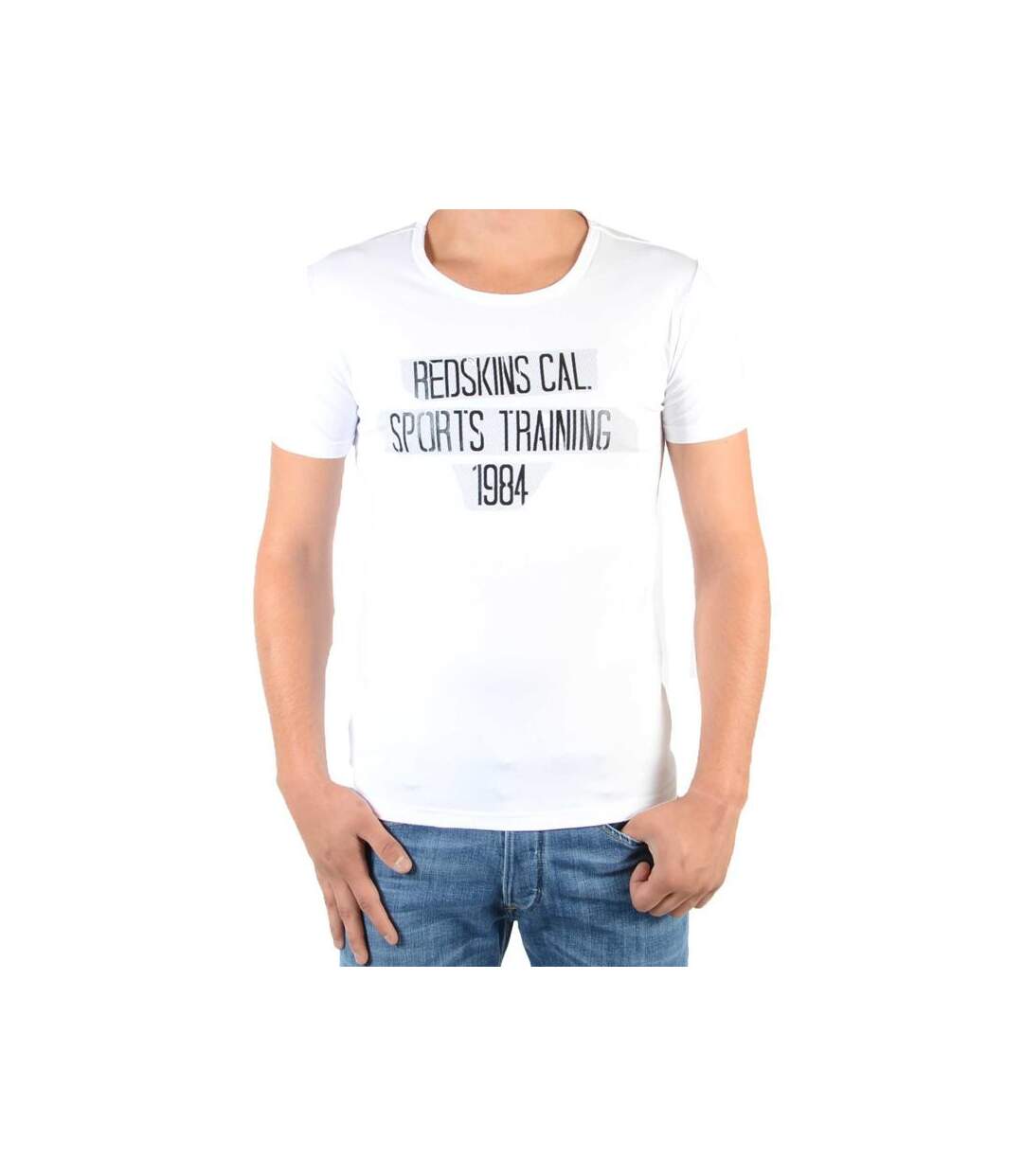 Tee Shirt Redskins Oak Carder Blanc-1